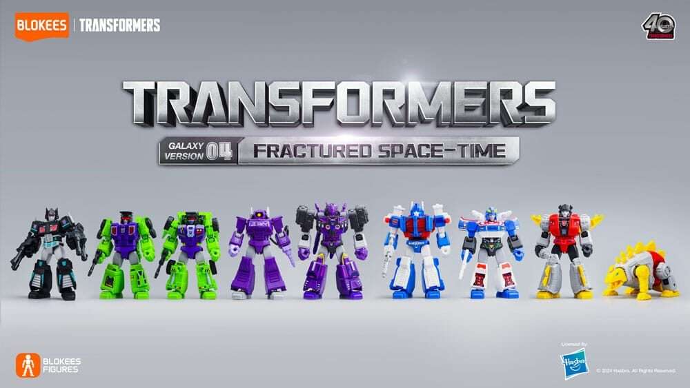 Transformers Blokees Plastica Model Kit Galaxy Version 04 Fractored Space-time Blokees