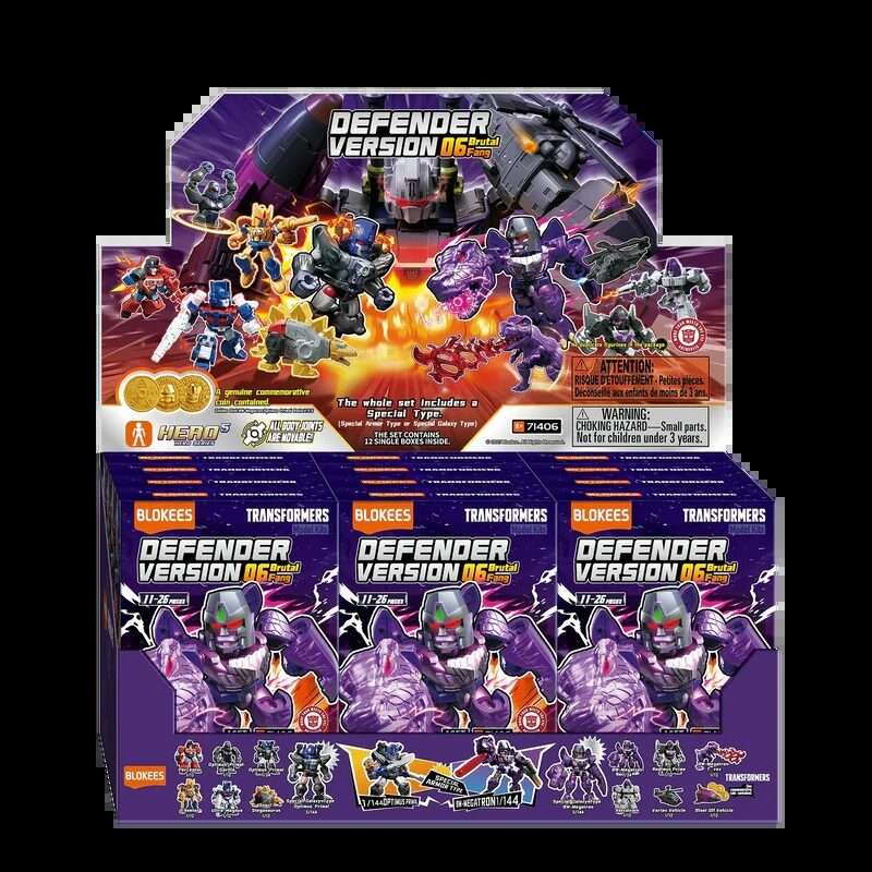 TRANSFORMERS BRUTAL FANG DEFENDER VERSION 06 MODEL KIT BLIND BOX (12) Model Kit BLOKEES