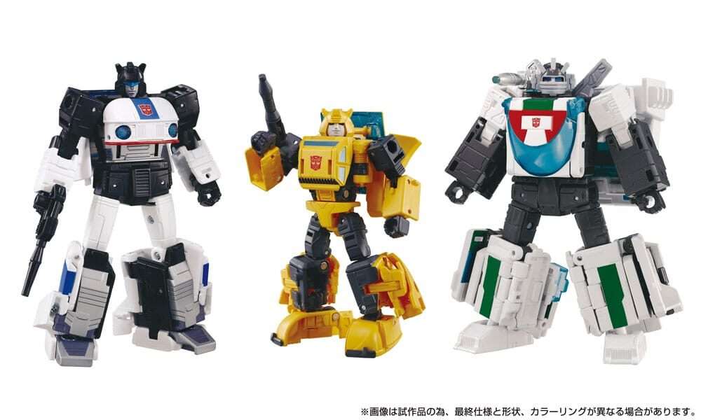 Transformers Dramatic Capture Series Action Figura 3-pack Cybertron Chase Takara Tomy