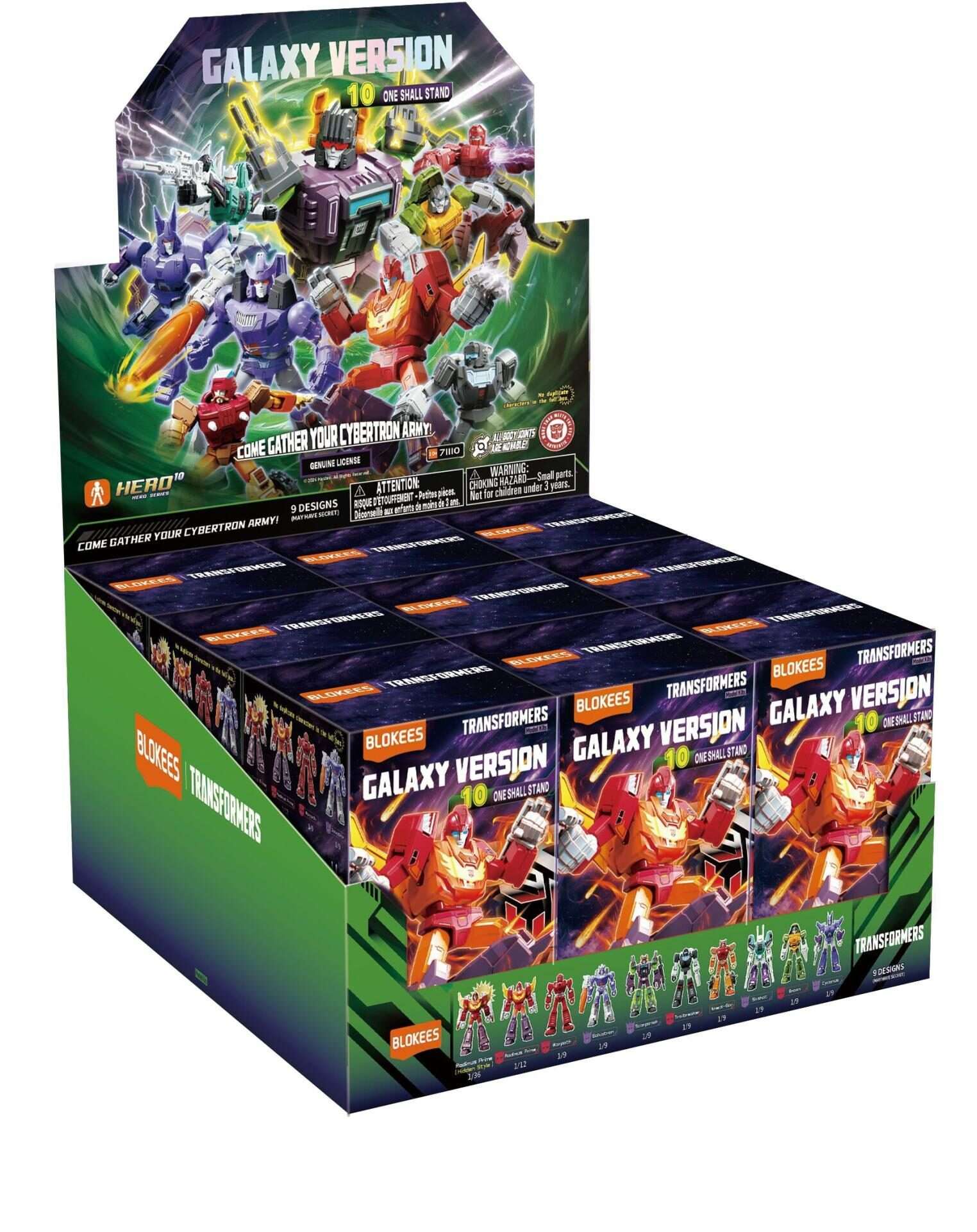 Transformers Model Kit One Shall Stand Galaxy Version 10 Blind Box Set (9) Blokees