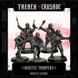 TRENCH CRUSADE HERETIC TROOPERS MULTIPART Gioco Da Tavolo MINDWORK GAMES