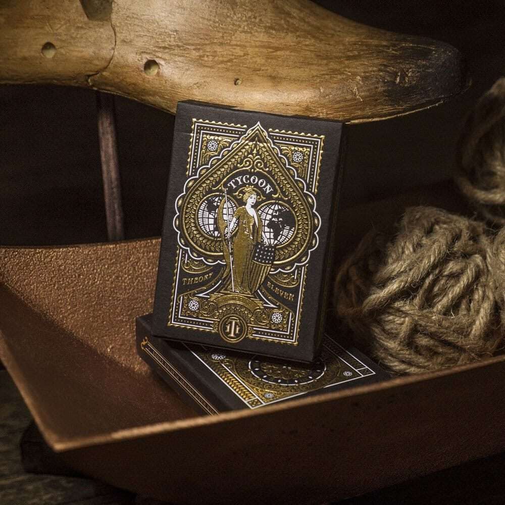 Tycoon Playing Cards Black Theory11