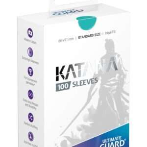 Ultimate Guard Katana Sleeves Standard Size Turquoise (100) Ultimate Guard