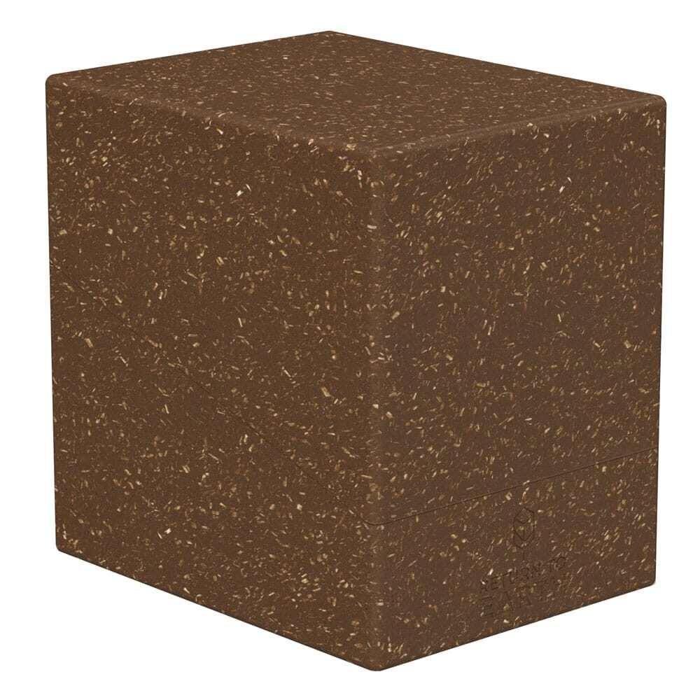 Ultimate Guard Return To Earth Boulder Deck Case 133+ Standard Size Brown Ultimate Guard