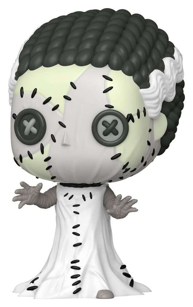 Universal Monsters Patchwork Pop! Movies Vinile Figura Bride Of Frankenstein 9 Cm Funko Scatola Rovinata