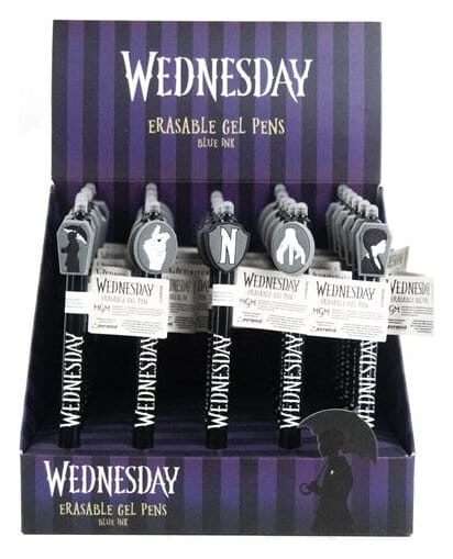 Wednesday Erasable Gel Pen Black Pyramid International