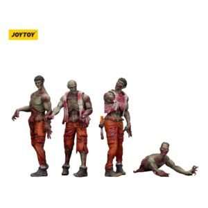 Zombie Dark Source Action Figures 4-Pack Mechanic Team 8 Cm Joy Toy (CN)