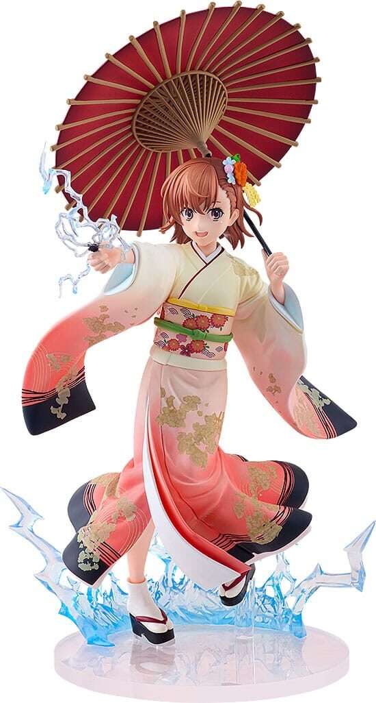 A Certain Scientific Railgun T Statua 1/7 Mikoto Misaka Furisode Kimono Ver. 28 Cm Kadokawa