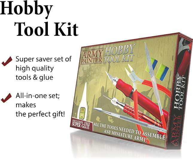 ARMY PAINTER HOBBY TOOL KIT ACCESSORI PER MODELLISMO