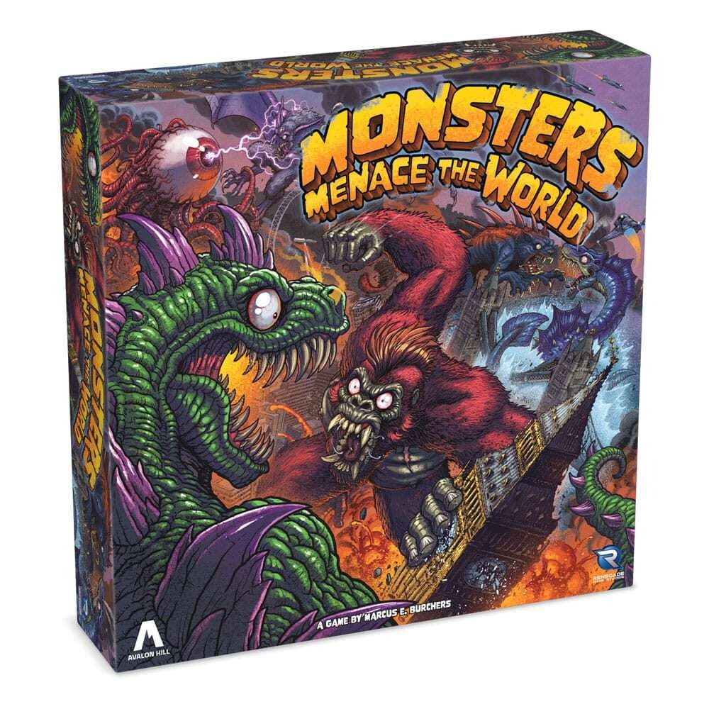 Avalon Hill Gioco Da Tavolo Monsters Menace The World *englische Version* Renegade