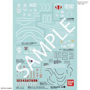 BANDAI MODEL KIT GUNDAM DECAL 105 GUNDAM THE ORIGIN 1 ACCESSORI