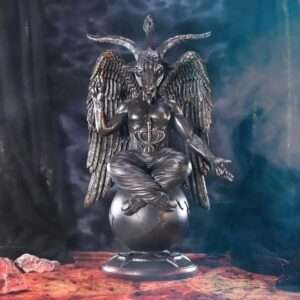 BAPHOMET ANTIQUITY (LARGE) OCCULT ORN Figura NEMESIS NOW
