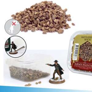 BASING - BATTLEFIELD ROCKS ACCESSORI PER MODELLISMO ARMY PAINTER