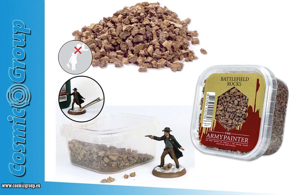 BASING - BATTLEFIELD ROCKS ACCESSORI PER MODELLISMO ARMY PAINTER