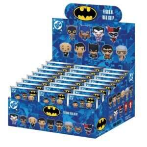 BATMAN ANIMATED BAG CLIP BLIND BOX DISPLAY (24) Moschettone MONOGRAM