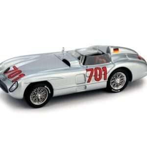 Brumm BM0190C MERCEDES 300 SLR N.701 ACCIDENT MILLE MIGLIA 1955 K.KLING 1:43