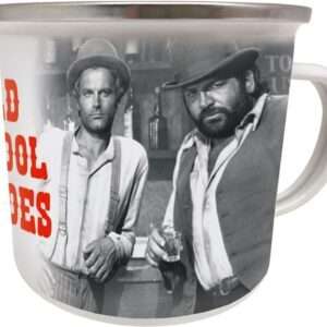 Bud Spencer & Terence Hill Enamel Tazza Old School Heroes Blechwaren Fabrik Braunschweig