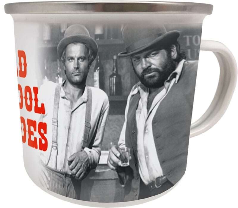 Bud Spencer & Terence Hill Enamel Tazza Old School Heroes Blechwaren Fabrik Braunschweig