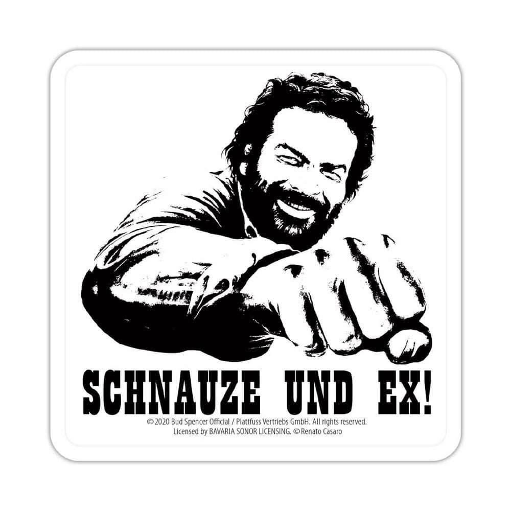 Bud Spencer Tin Sottobicchieri Schnauze Und Ex 10 X 10 Cm Blechwaren Fabrik Braunschweig