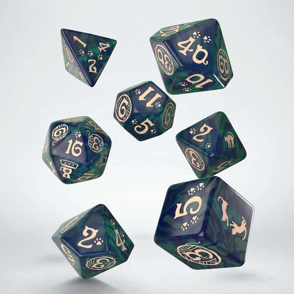 Cats Dice Set Di 7 Mittens Q Workshop