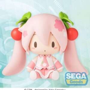 Character Vocal Series 01: Hatsune Miku Fuwa Petit Chibi Figura Sakura Miku 8 Cm Sega