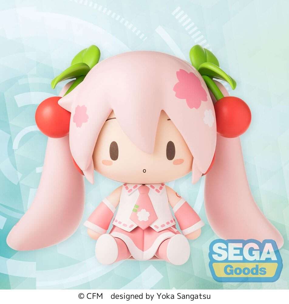 Character Vocal Series 01: Hatsune Miku Fuwa Petit Chibi Figura Sakura Miku 8 Cm Sega