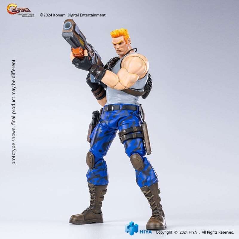 Contra: Operation Galuga Exquisite Basic Action Figura Bill Rizer 16 Cm Hiya Toys