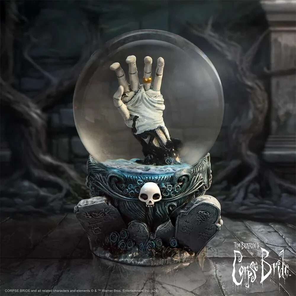 CORPSE BRIDE SNOW GLOBE Snowglobe NEMESIS NOW
