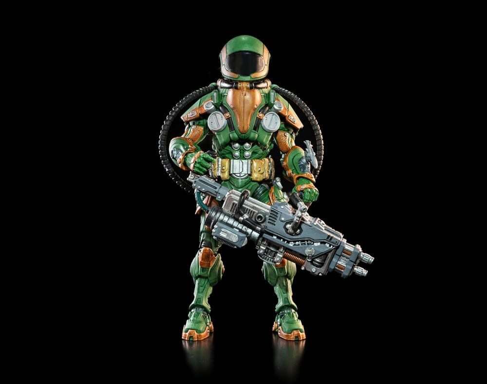 Cosmic Legions Actionfigur T.U.5.C.C. Heavy Gunner Four Horsemen Toy Design
