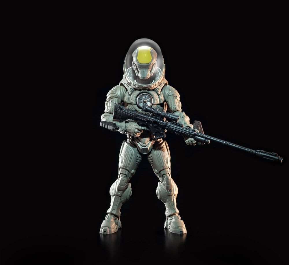 Cosmic Legions Actionfigur T.U.5.C.C. Sentry Legion Builder Four Horsemen Toy Design