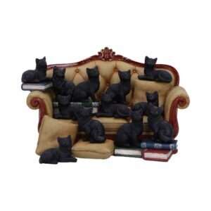 Couch Clowder Con 48 Display Cats Figura Nemesis Now