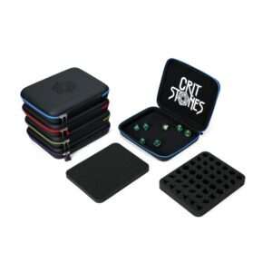 CritStones Dice Case Arcanum Black Glassstaff