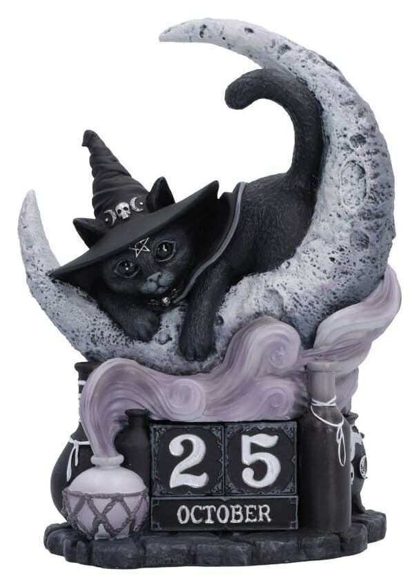 Cult Cuties Perpetual Calendar Purrah 16 Cm Nemesis Now