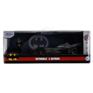 Dc Comics Batmovil 1989 Metal Car + Batman Figura Set Jada Toys