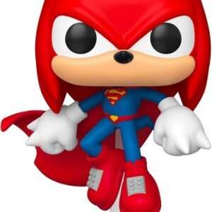 Dc X Sonic The Hedgehog Pop! Heroes Vinile Figura Knuckles As Superman 9 Cm Funko