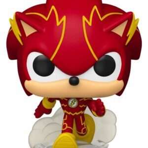 Dc X Sonic The Hedgehog Pop! Heroes Vinile Figura Sonic As The Flash 9 Cm Funko