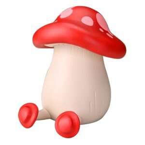 Delicious In Dungeon Soft Vinile Figur Walking Mushroom Red 15 Cm Loop'