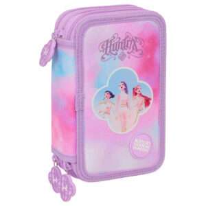 Demon Hunters Kpop Artist triple pencil case 37pcs Safta