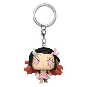 Demon Slayer: Kimetsu No Yaiba Pop! Vinile Portachiavis 4 Cm Nezuko(demon Form) Funko