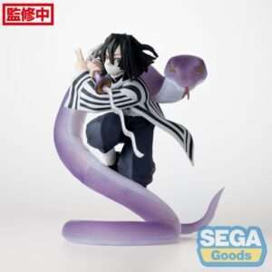Demon Slayer: Kimetsu No Yaiba Xross Link Anime Pvc Statua Obanai Iguro Hashira Training Arc 14 Cm Sega