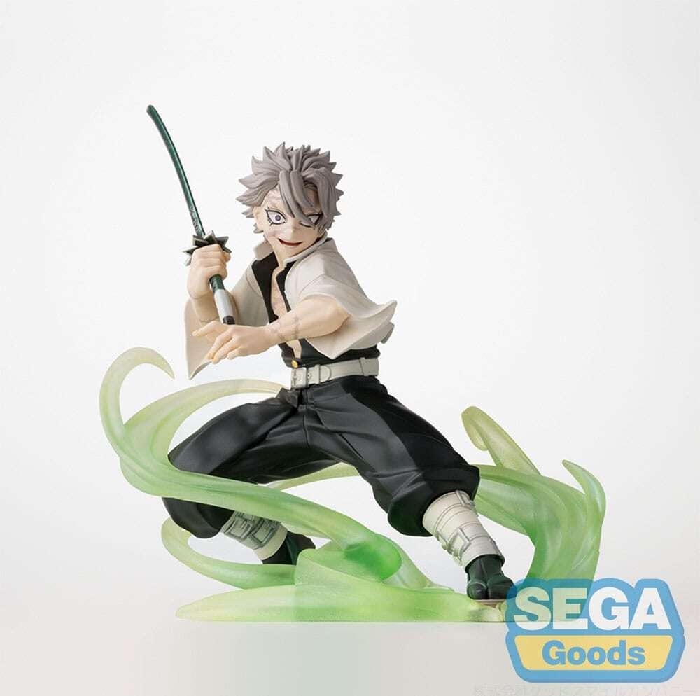Demon Slayer: Kimetsu No Yaiba Xross Link Anime Pvc Statua Sanemi Shinazugawa Hashira Training Arc 12 Cm Sega