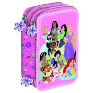Disney Princess triple pencil case Manenti
