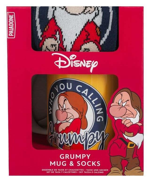Disney Tazza & Calzini Set Biancaneve Who You Calling Grumpy Paladone Products