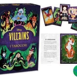 DISNEY VILLAINS TAROCCHI BOX Carte Da Gioco GIUNTI EDITORE