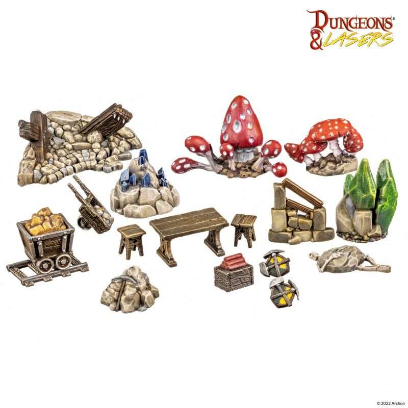 D&L DWARVEN MINE PROPS SCENARIO DM VAULT
