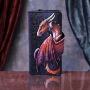 Dragon Take Flight Red Embossed Portafoglio Portafogli Nemesis Now
