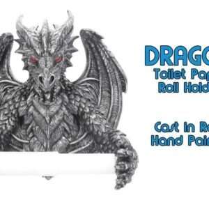 DRAGON TOILET PAPER HOLDER Accessori Casa NEMESIS NOW