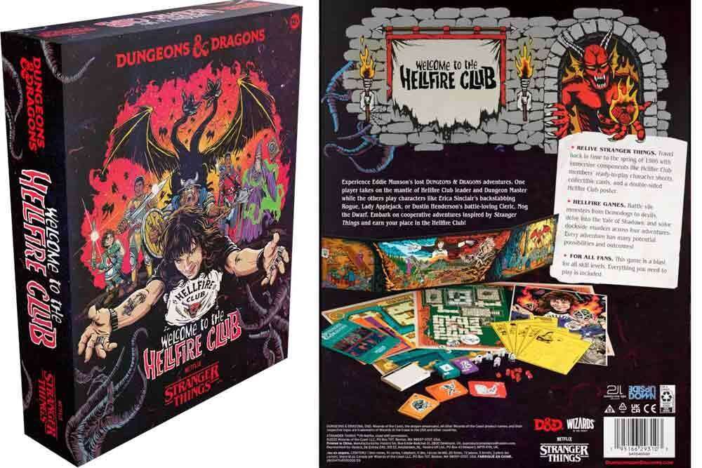 Dungeon and Dragons Stranger Things Hellfire Inglese Gioco Da Tavolo - Wizards