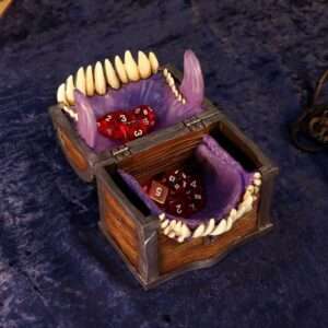 DUNGEONS & DRAGONS MIMIC DICE BOX ACCESSORI GIOCO DA TAVOLO NEMESIS NOW
