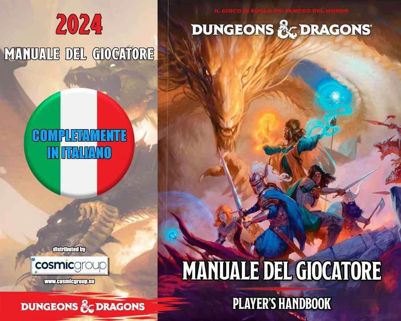 Dungeons & Dragons RPG Player's Handbook 2024 Italian Wizards of the Coast